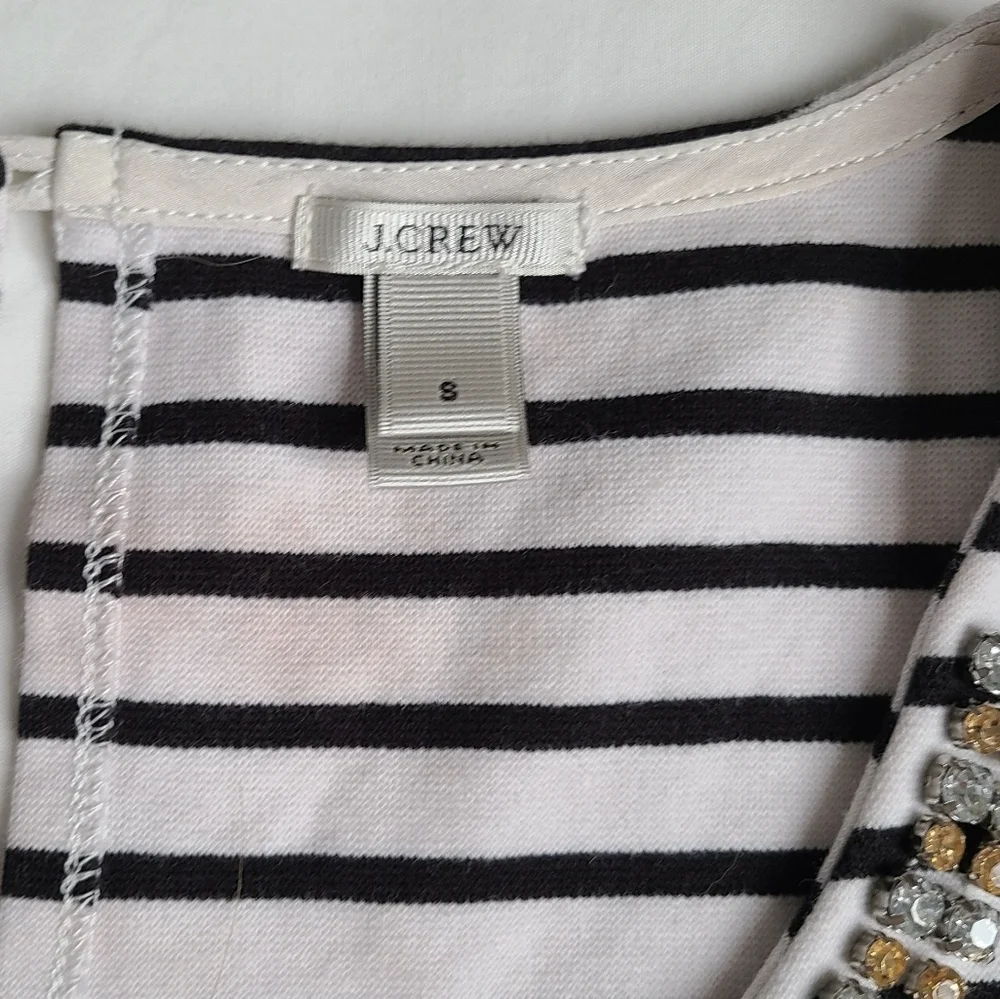 SALE! J.Crew Jeweled Collar Top
